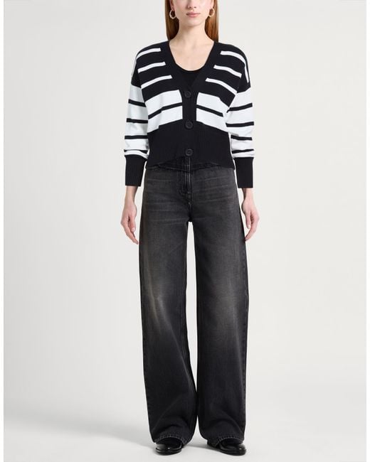 Alpha Studio Blue Midnight Cardigan Cotton