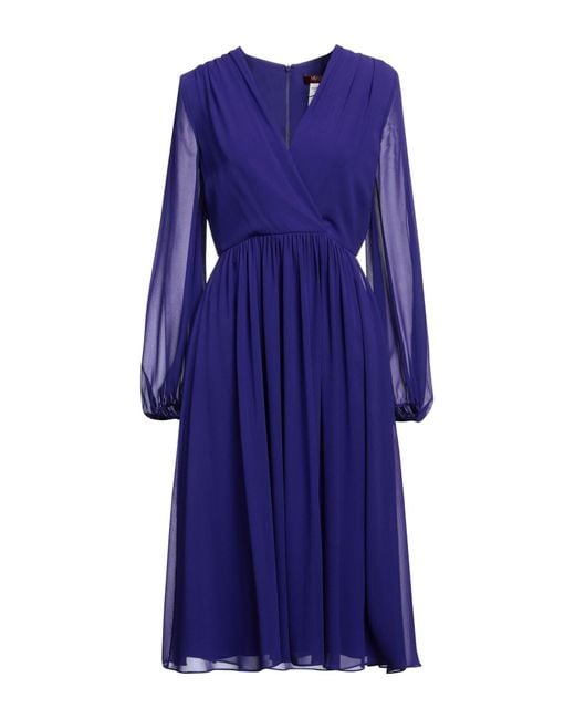 Max Mara Studio Purple Midi Dress