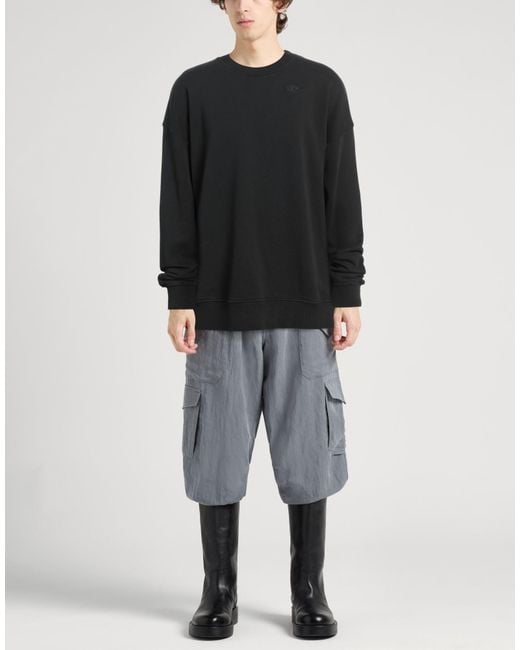 DIESEL Black Sweatshirt Cotton for men