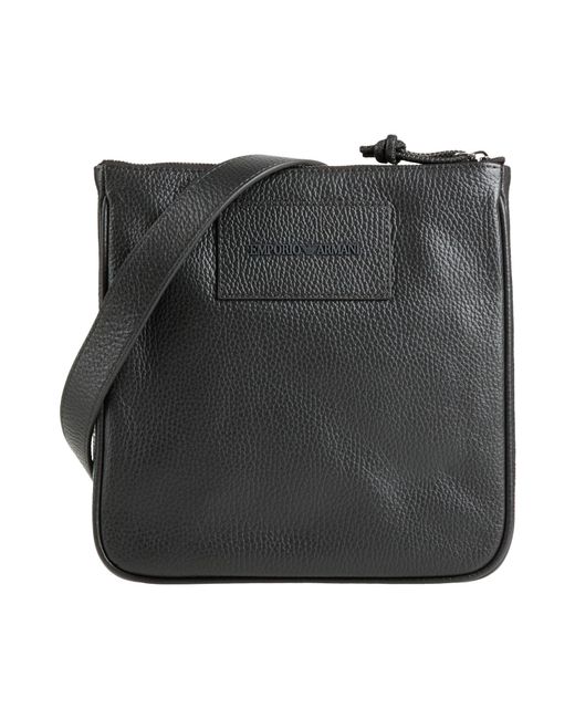Emporio Armani Black Cross-Body Bags for men