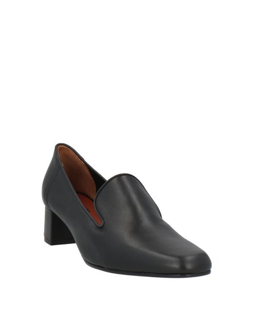 Michel Vivien Black Loafers Calfskin