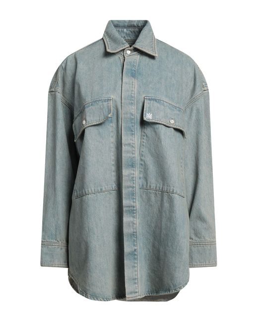 Amiri Blue Denim Outerwear