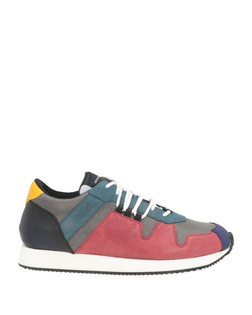 Kris Van Assche Gray Sneakers Leather for men
