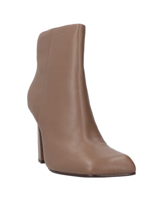 Ash Brown Ankle Boots