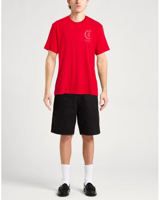 Just Cavalli Red T-Shirts for men