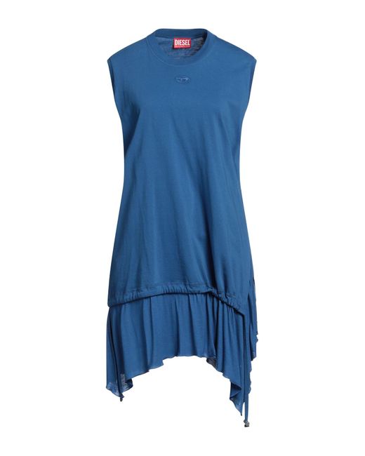 DIESEL Blue Mini-Kleid