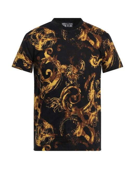 T-shirt di Versace Jeans Couture in Black da Uomo