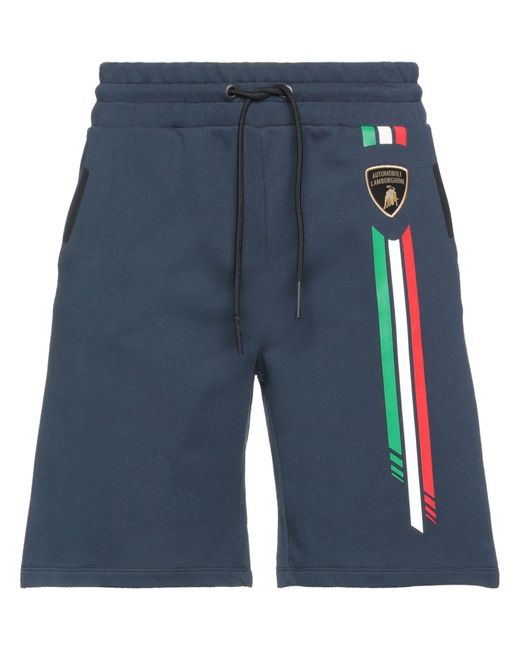 Automobili Lamborghini Blue Shorts & Bermuda Shorts for men