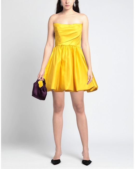 LEO LIN Yellow Mini Dress