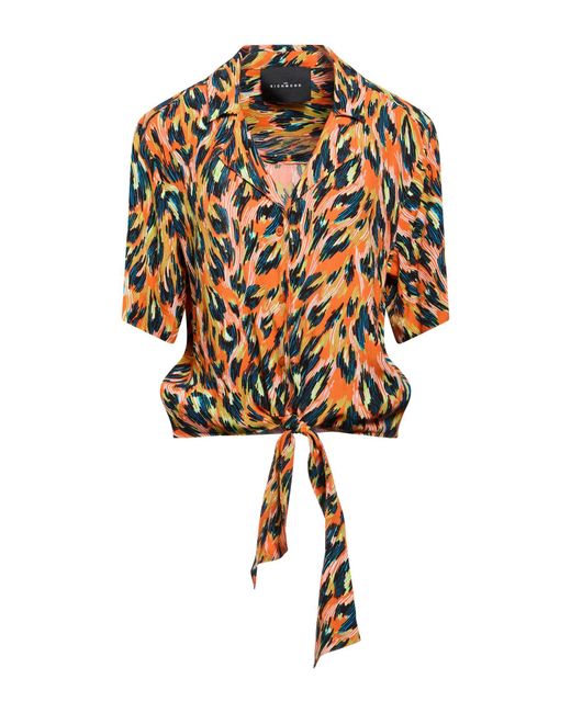 John Richmond Orange Shirt Viscose
