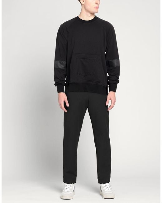 Versace Jeans Couture Black Sweatshirt Cotton for men