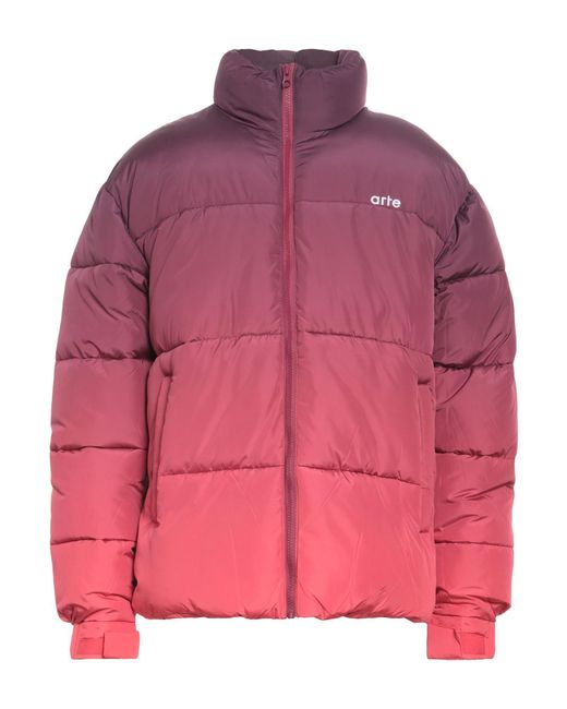 Arte' Pink Down Jacket for men