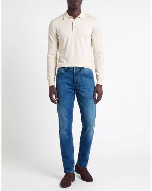 Tramarossa Blue Jeans Cotton, T-400 Fiber, Elastane for men
