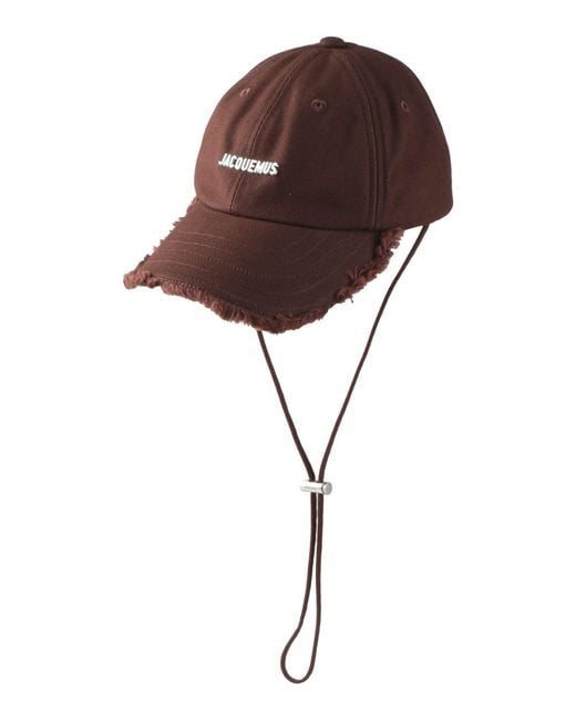 Jacquemus Brown Hat Cotton for men
