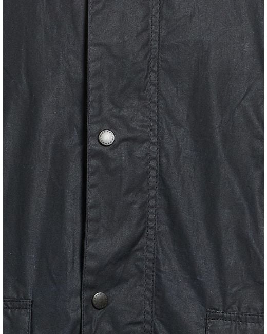 Barbour Black Jacket Cotton for men