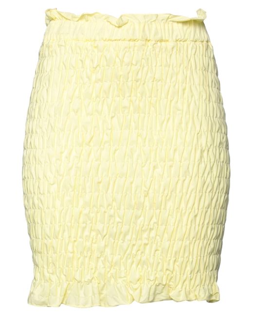 MSGM Yellow Mini Skirt