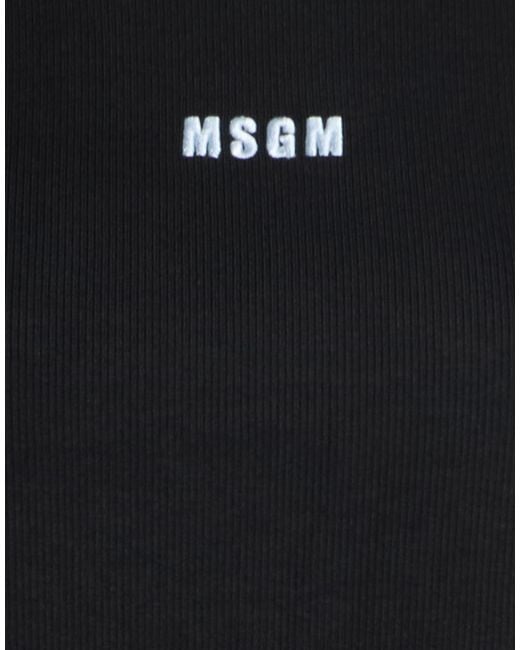 MSGM Black Tank Top