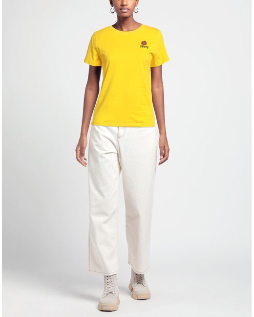 KENZO Yellow T-shirts