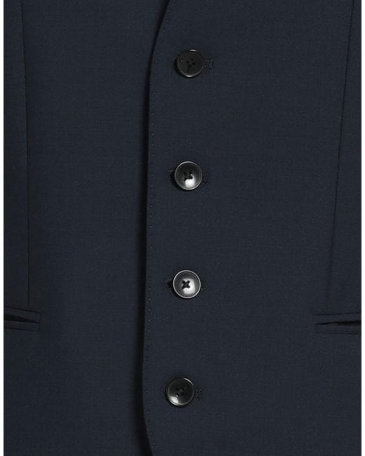 Boss Blue Tailored Vest Virgin Wool, Elastane for men