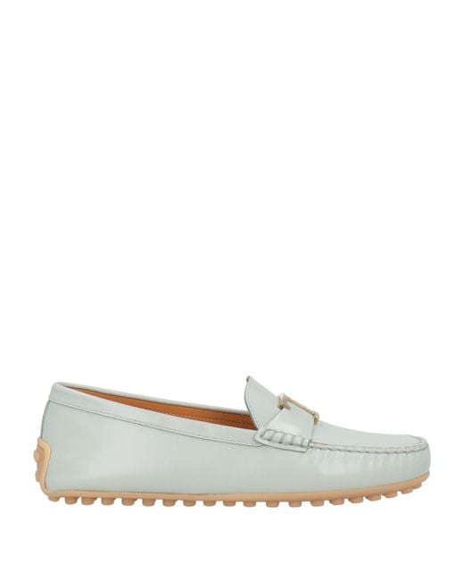 Tod's White Loafers