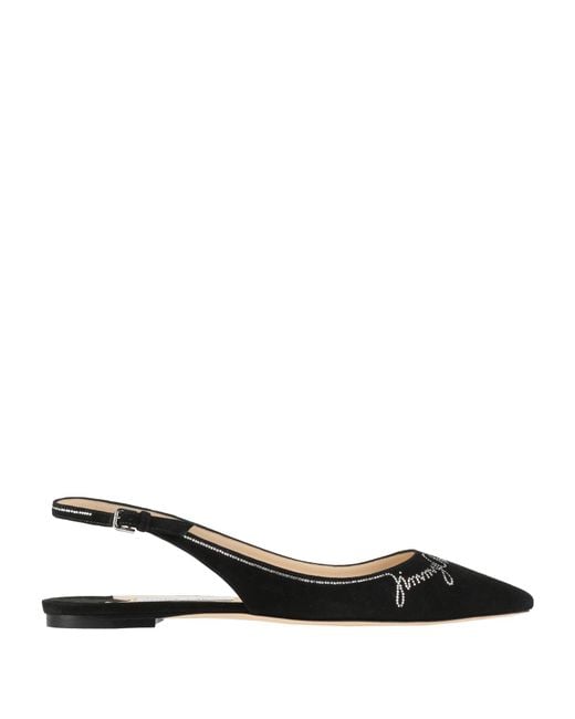 Jimmy Choo Black Ballet Flats