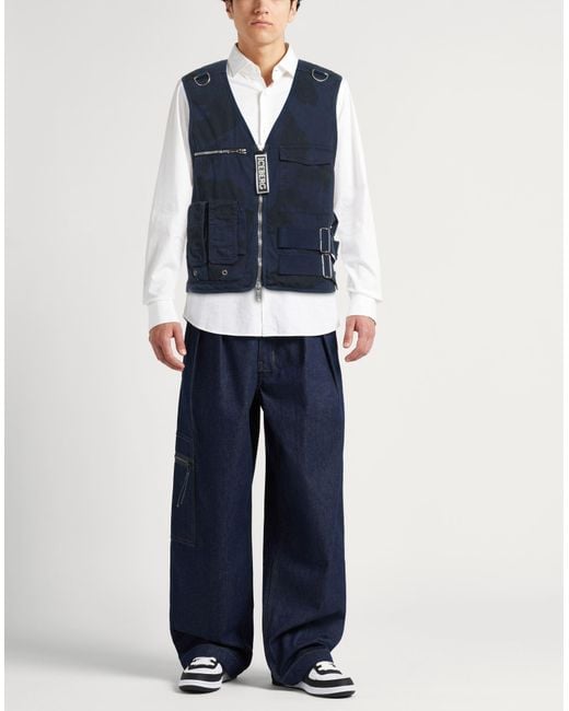Iceberg Blue Gilet for men
