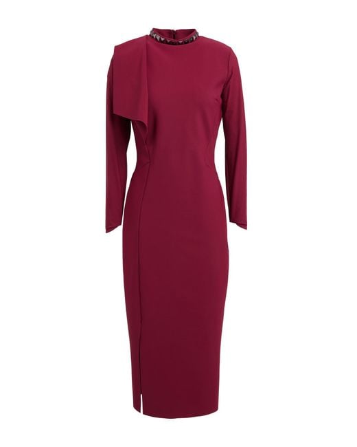 La Petite Robe Di Chiara Boni Red Midi Dress