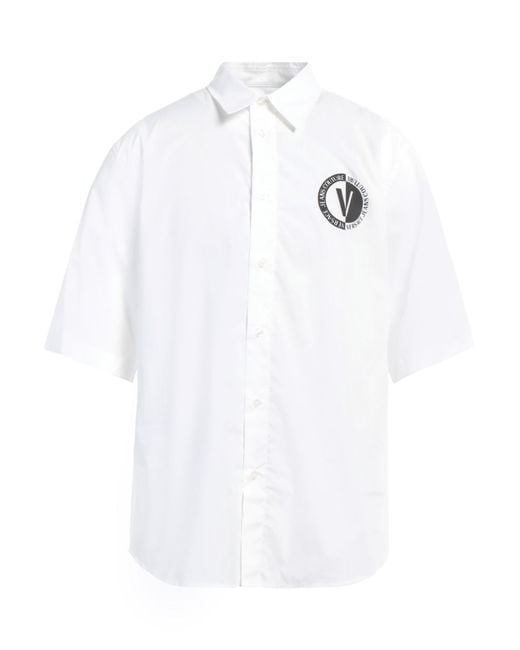 Versace Jeans Couture White Shirt Cotton for men