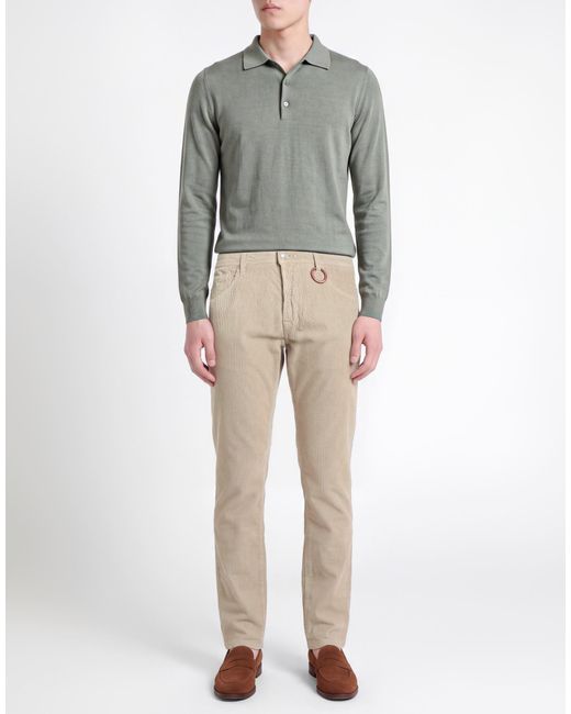Tramarossa Natural Pants Cotton, Elastane for men