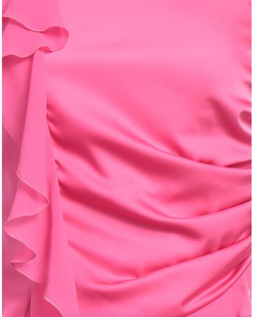 Pinko Pink Fuchsia Top Polyester, Elastane