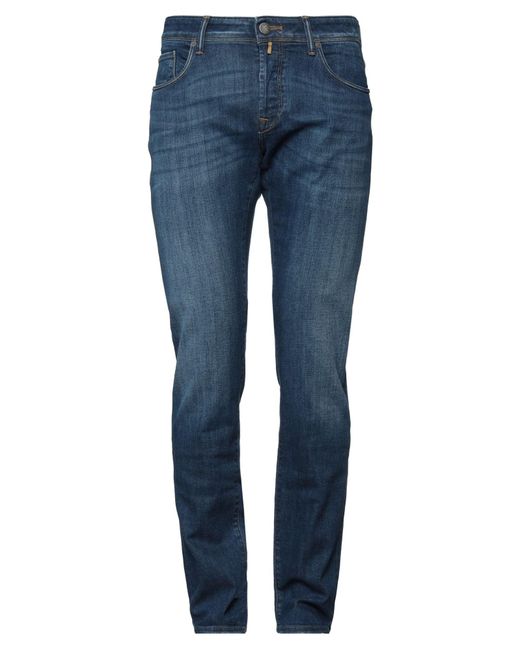 Incotex Blue Denim Trousers for men