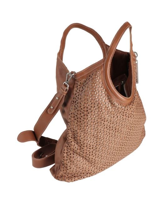 Caterina Lucchi Brown Handbag Cow Leather