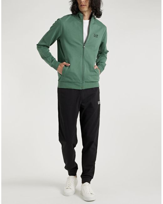 EA7 Green Tracksuit Cotton for men