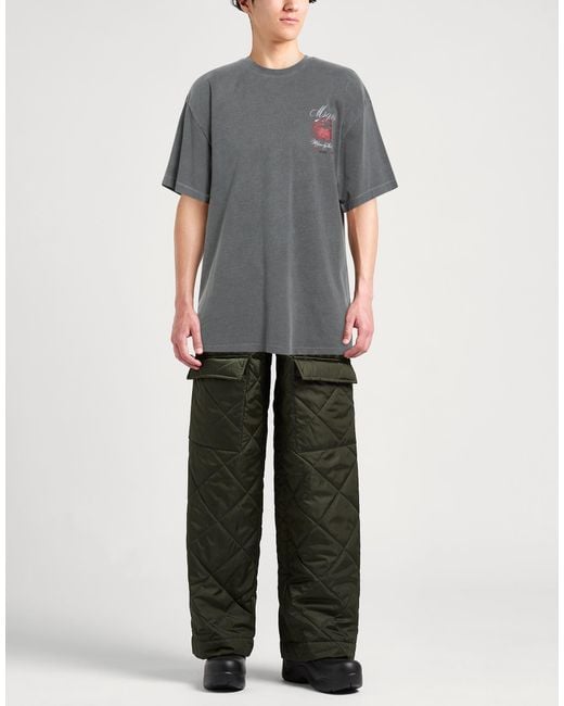 MSGM Gray T-Shirts for men