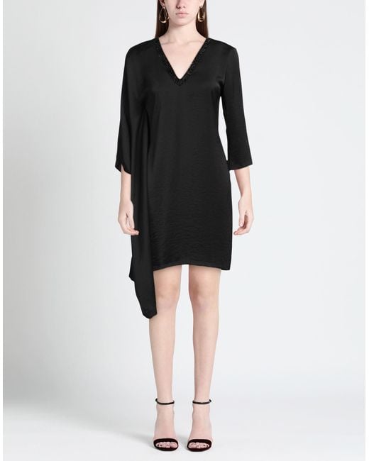 ALESSIA SANTI Black Mini Dress