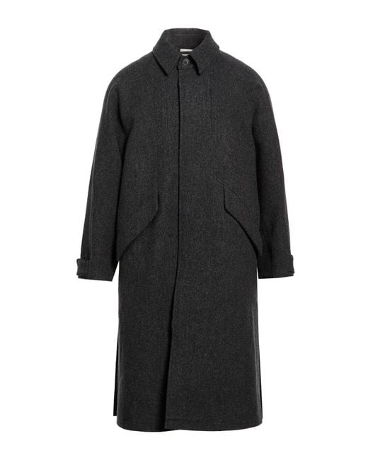 YMC Black Coat Wool for men