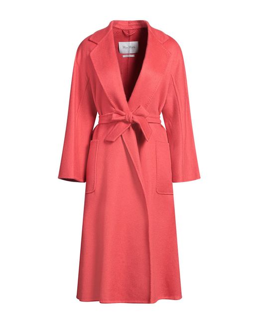 Max Mara Red Mantel