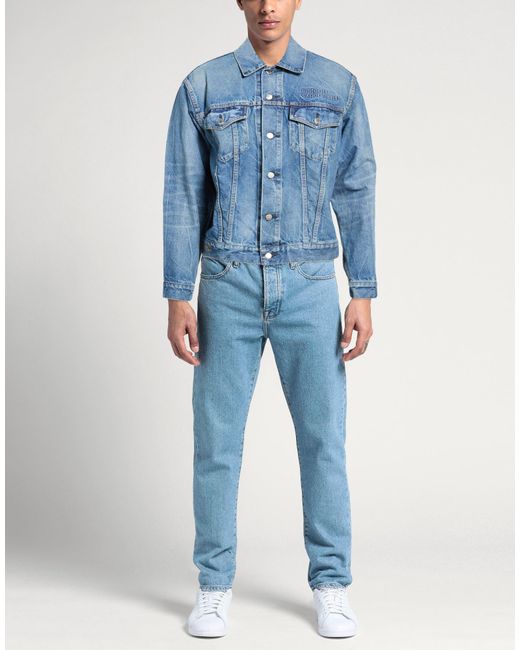 Uniform Experiment Blue Denim Outerwear Cotton for men