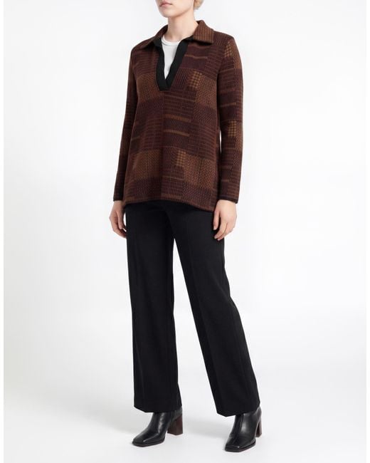 Siyu Brown Sweater Merino Wool