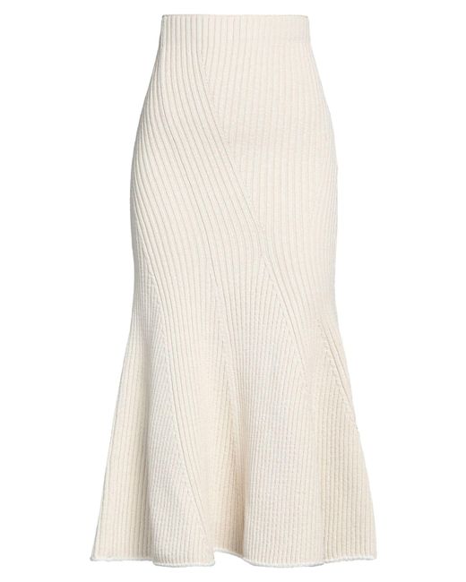 2 Moncler 1952 White Midi Skirt