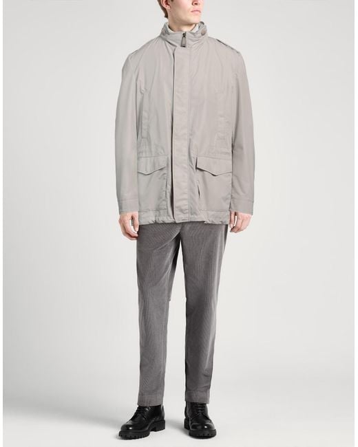 Herno Gray Jacket Polyester, Viscose for men