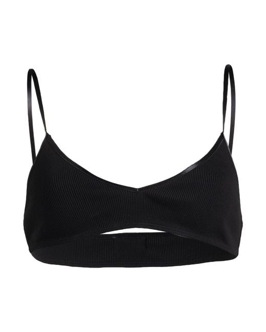 DONNI. Black Top Cotton, Modal, Elastane