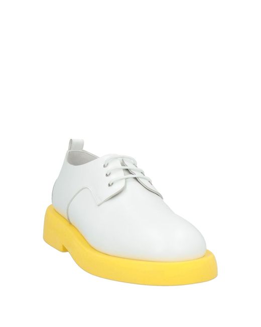 Marsèll Yellow Off Lace-Up Shoes Calfskin