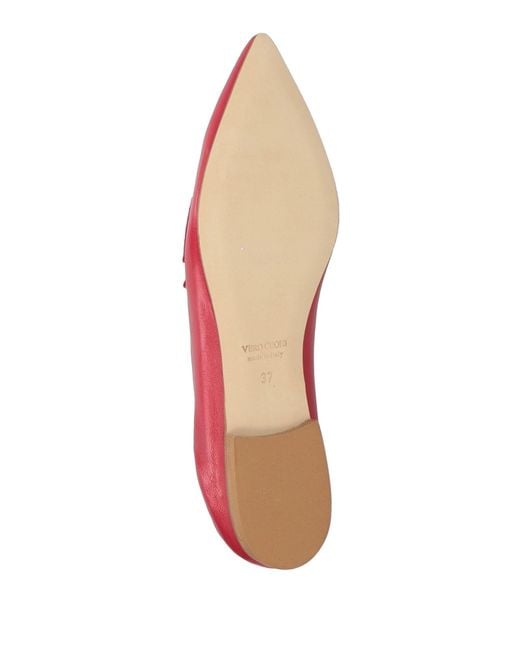 Anna F. Red Loafer