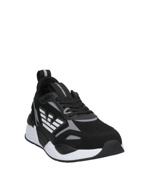 EA7 Black Sneakers for men