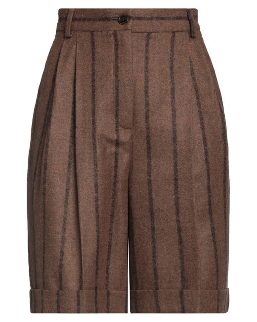 Dolce & Gabbana Brown Shorts & Bermuda Shorts