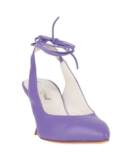 Loretta Pettinari Purple Pumps