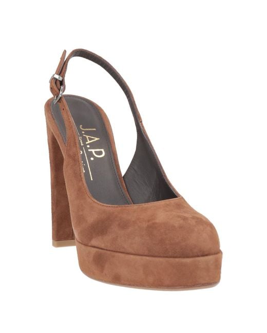 J.A.P. JOSE ANTONIO PEREIRA Brown Pumps Leather