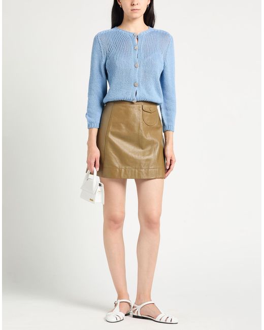 ViCOLO Blue Cardigan Cotton, Polyamide