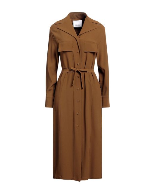 Vestito Midi di Erika Cavallini Semi Couture in Brown
